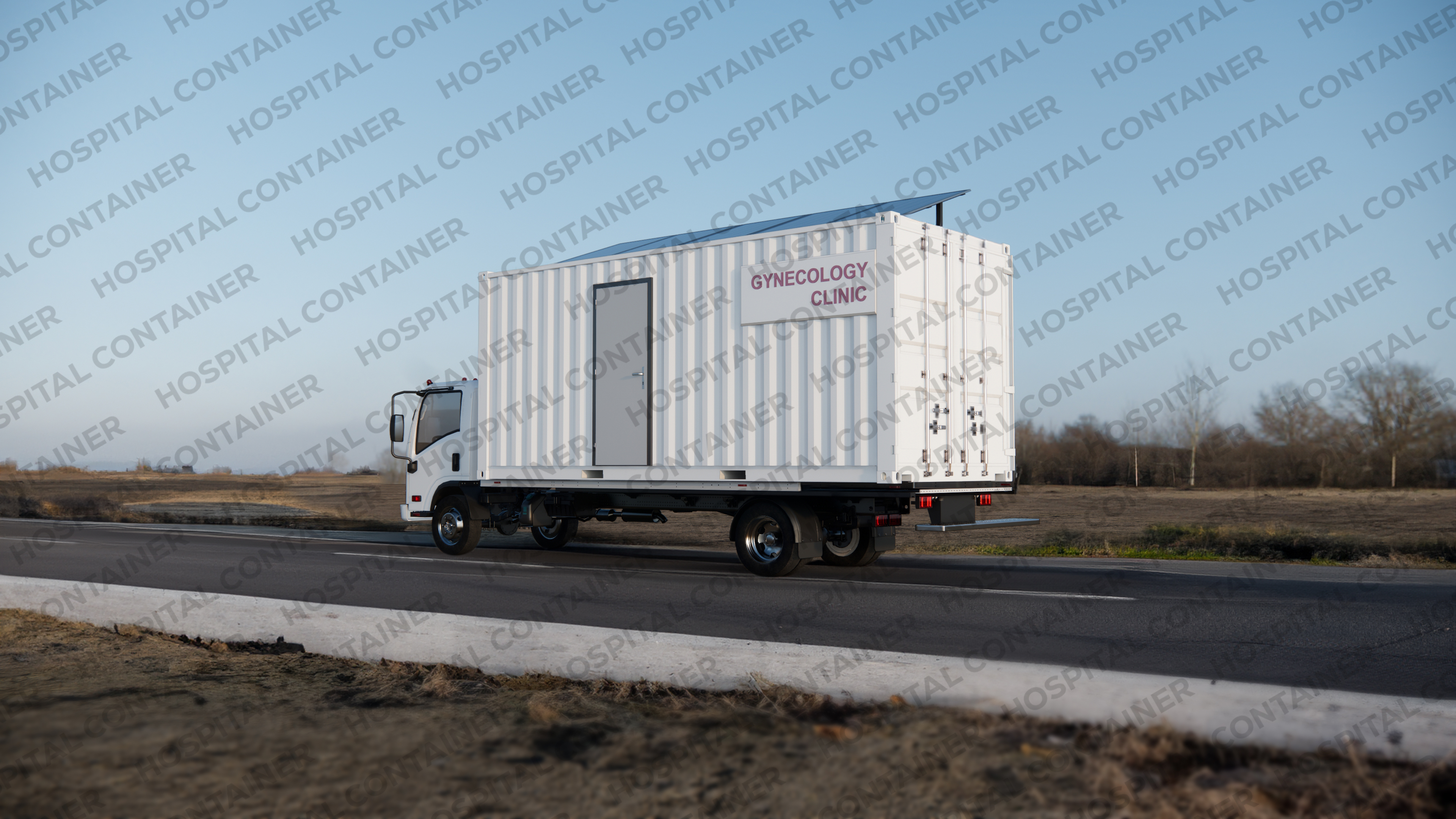 Mobile Maternity Clinic Container on Truck