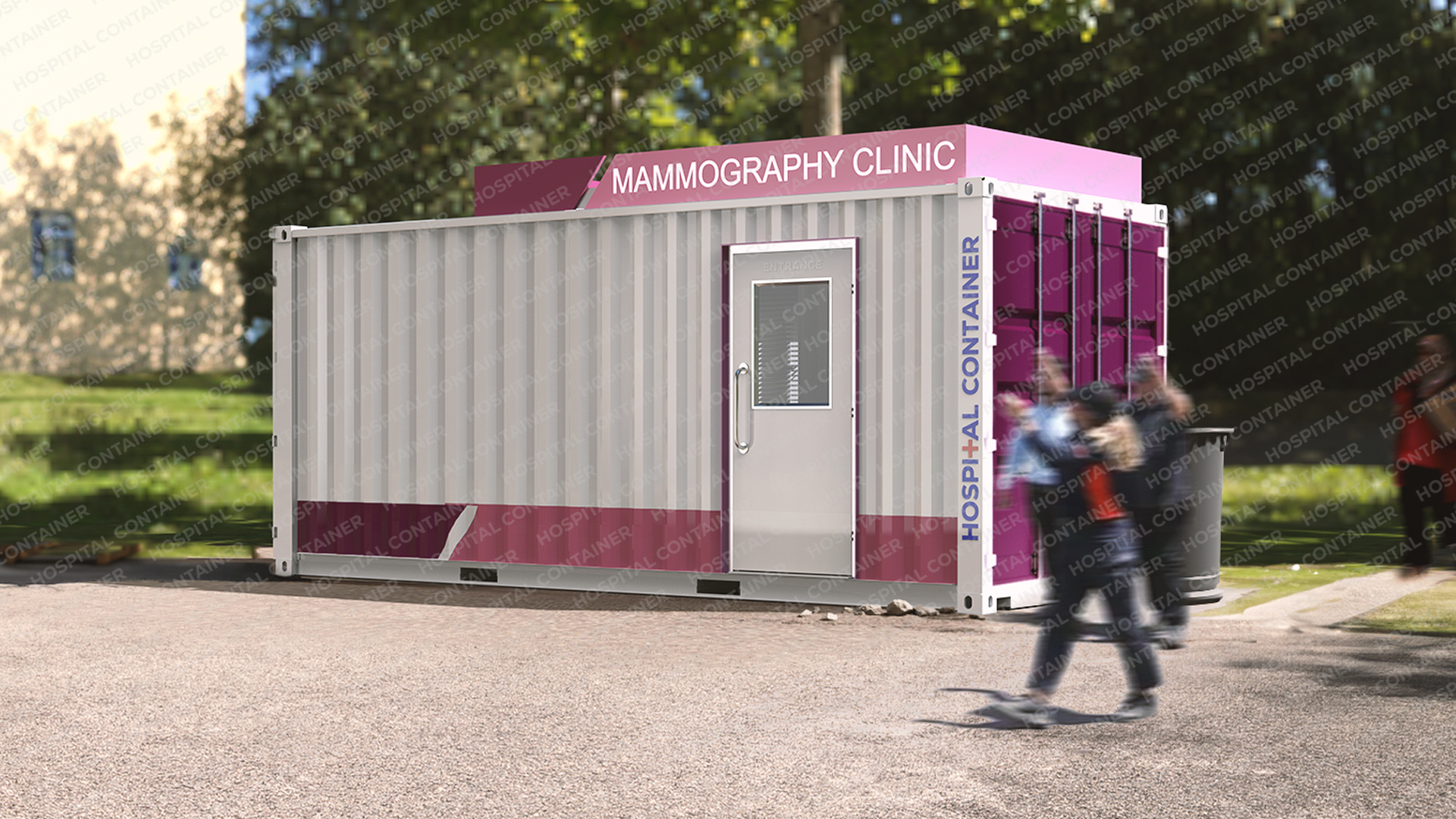 Mammography Clinic Container 