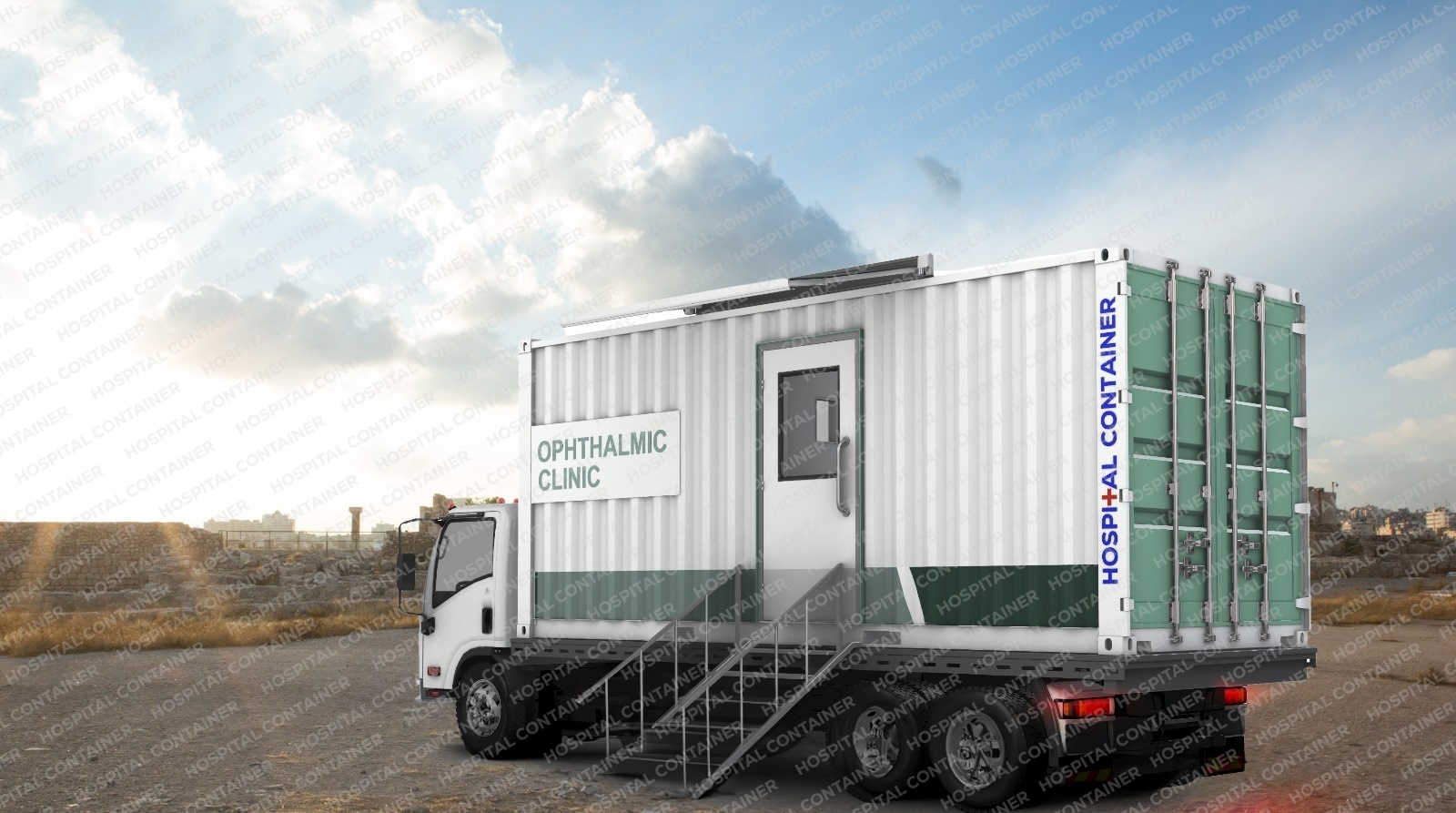 Mobile  20ft Ophthalmic Clinic Container